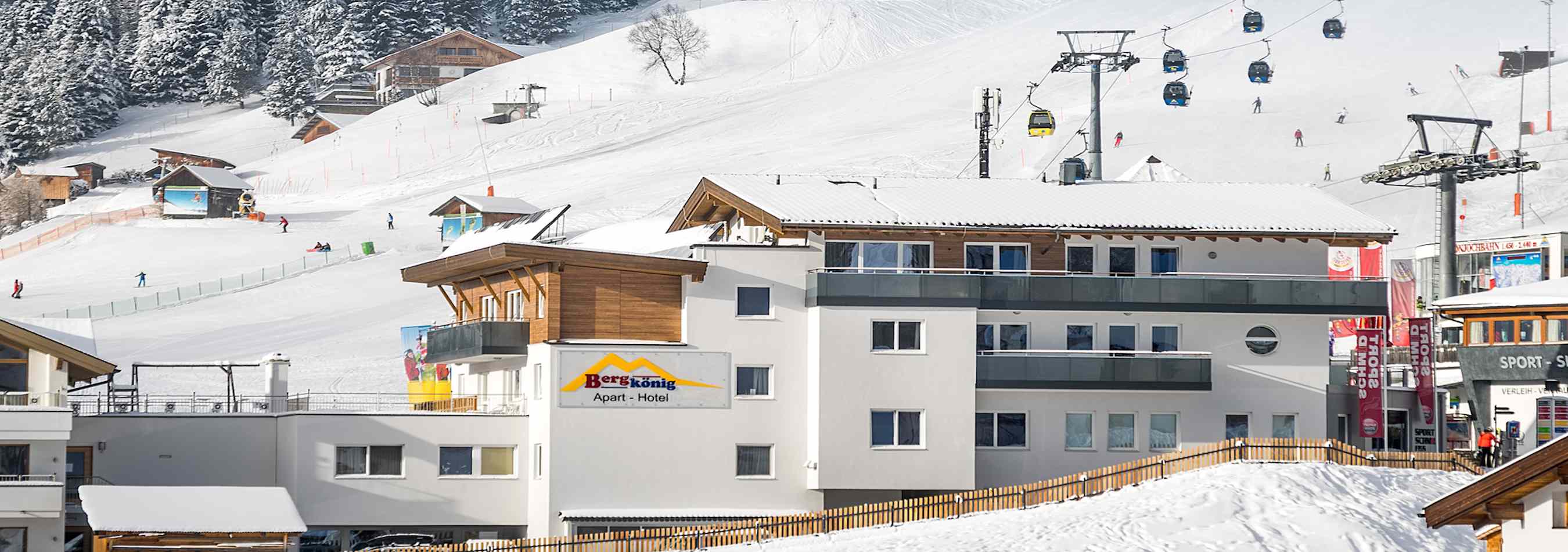 Bild Ostansicht Ostansicht Apart Hotel Bergkönig in Fiss