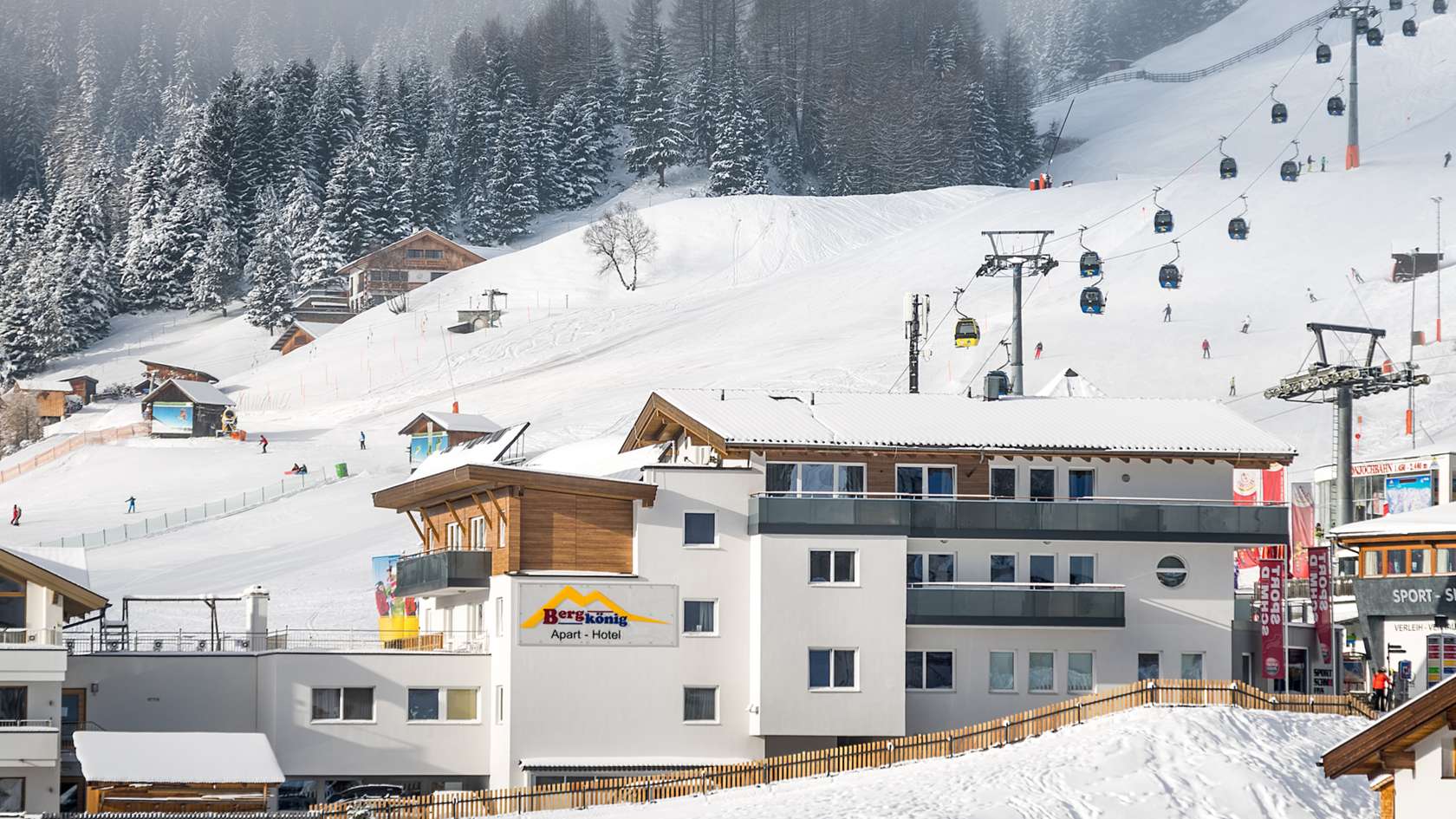 Bild Ost - Ansicht Ostansicht Apart Hotel Bergkönig in Fiss